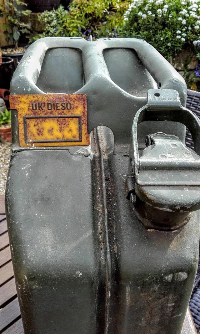 Image 2 of Ex army 1977 Jerry can good condition