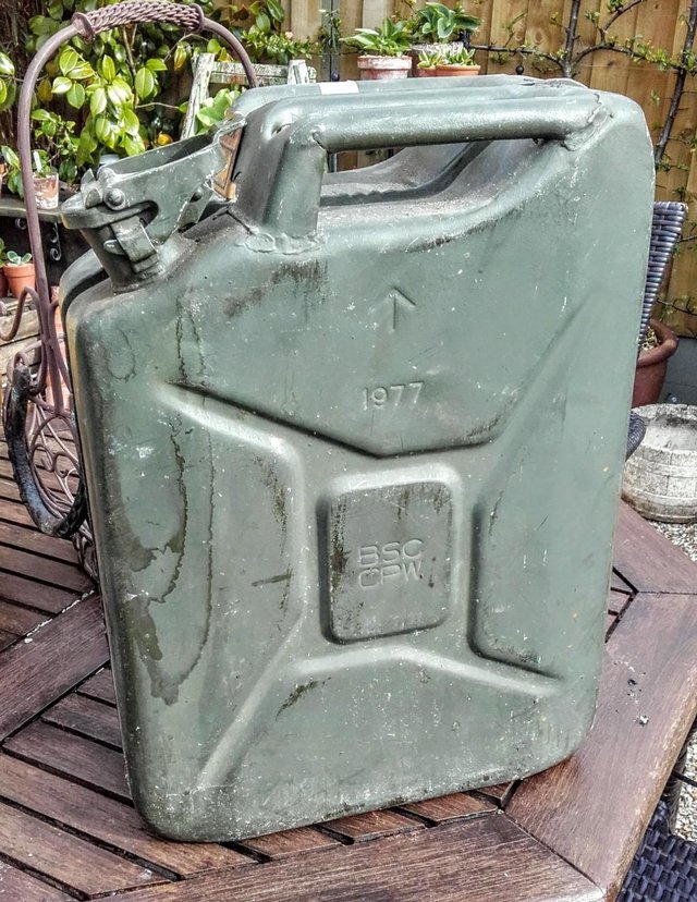 Preview of the first image of Ex army 1977 Jerry can good condition.