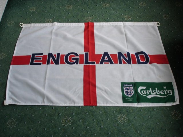 Preview of the first image of CARLSBERG ENGLAND FLAG.