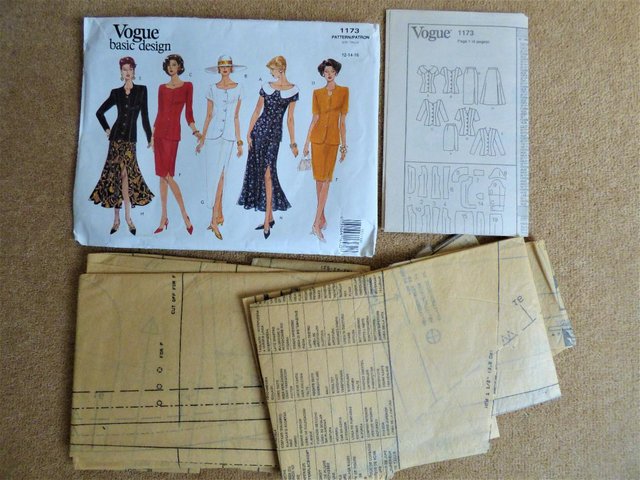 Image 2 of Vogue 1173 Petite 1990's 8 Styles Top & Skirt Pattern 12-16