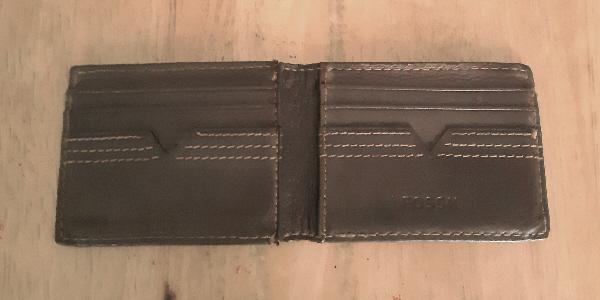 Image 3 of Mens Brown Leather Card Holder By Fossil    BX31