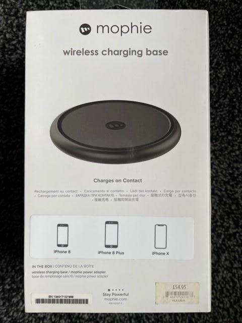 Preview of the first image of Mophie Wireless Charging Base.