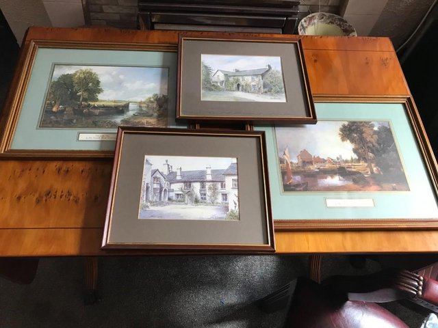 Preview of the first image of 4 wall hanging pictures ; Beatrix Potter & John Constable.