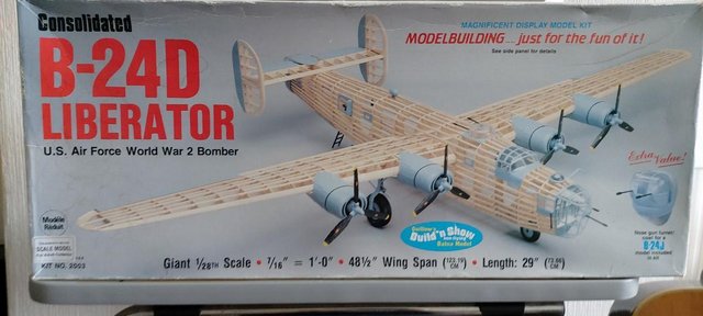 Preview of the first image of B-24D Liberator Kit model kit.