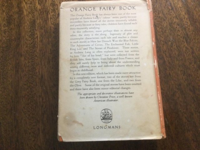Image 3 of Vintage “Orange Fairy Book” Andrew Lang