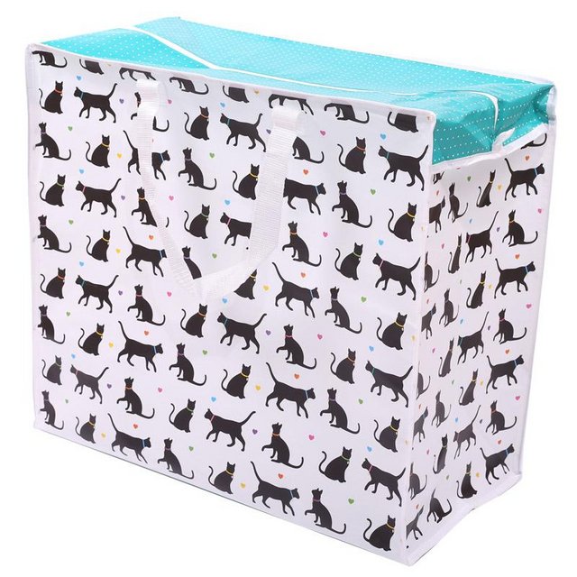 Preview of the first image of Fun Practical Laundry & Storage Bag - I Love My Cat..
