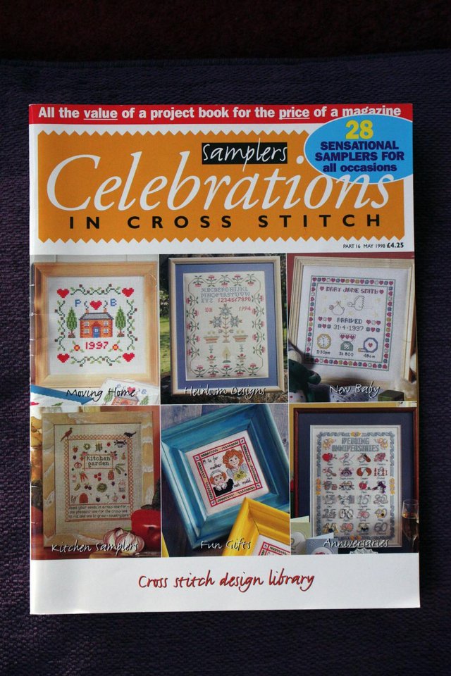 Preview of the first image of Celebrations in Cross Stitch 28 Samplers.