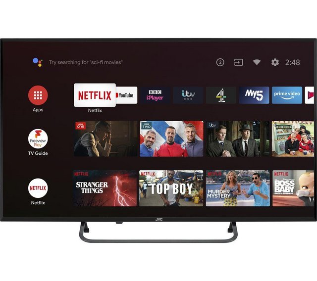 Preview of the first image of JVC 40" ANDROID SMART TV-LED-GOOGLE ASSISTANT-FREEVIEW-FAB.