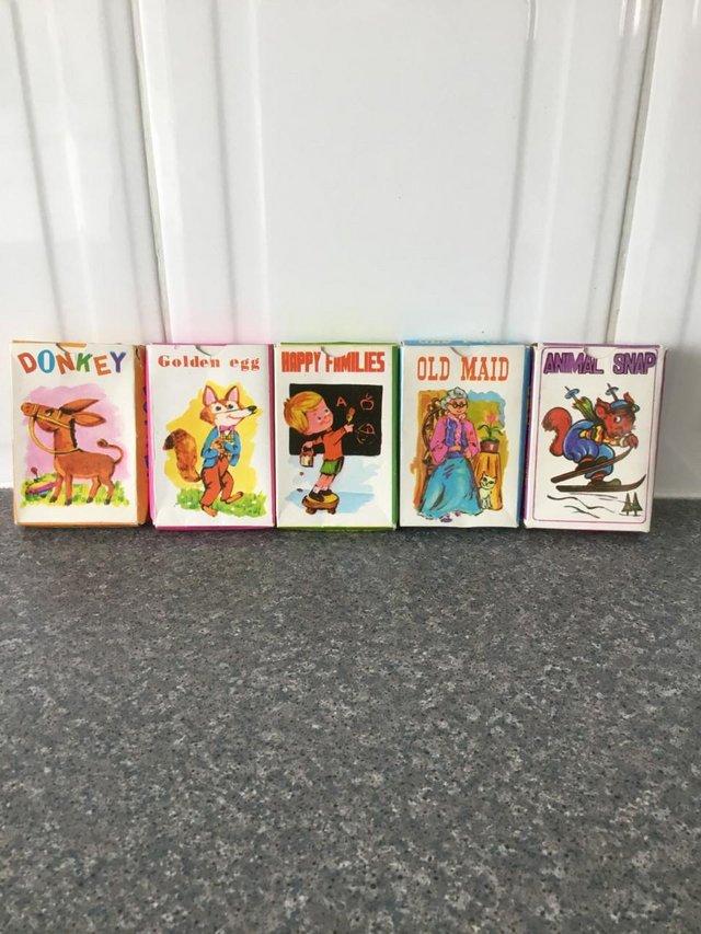 Image 2 of 5 new packs of Children’s card games with instructions