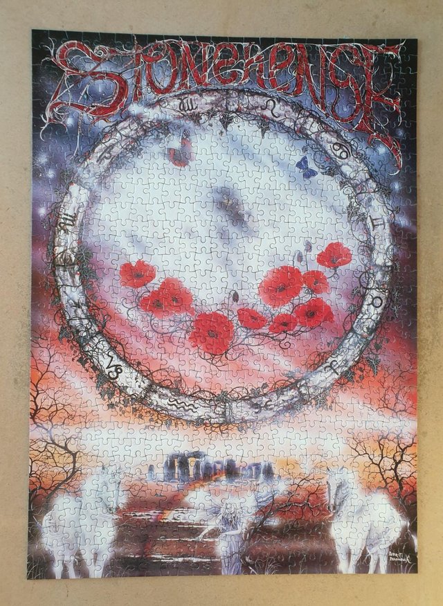 Image 3 of 750 piece jigsaw called STONEHENGE , MAGIC OF THE STONE, by
