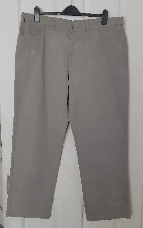Preview of the first image of Lovely mens Cotton Mix Trousers By F&F - Size 40W/29L.