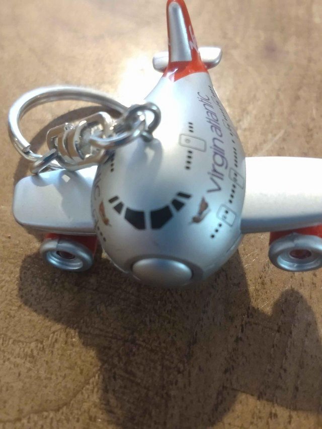 Preview of the first image of Virgin Atlantic plane keyring.