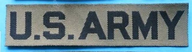 Image 2 of US ARMY VIETNAM WAR POST-1968 BADGE PATCH TAPE M65 MILITARY