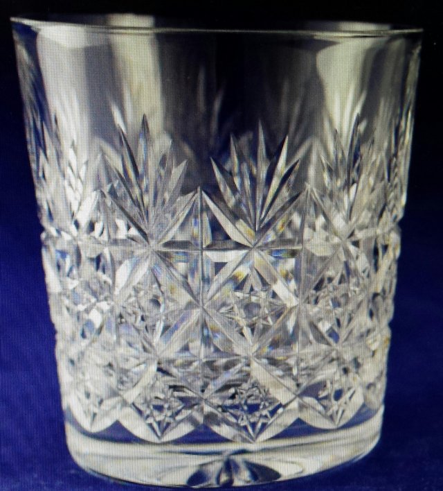 Preview of the first image of Thomas Webb Wellington old fashioned whisky/water glass.