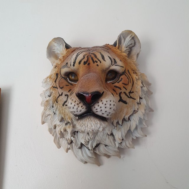 Preview of the first image of For SaleTiger Head Wall Plaque.