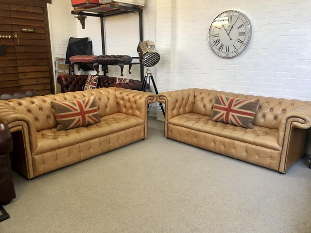 Image 4 of Pre-Loved Chesterfield Sofas & Armchairs. Showroom Open.