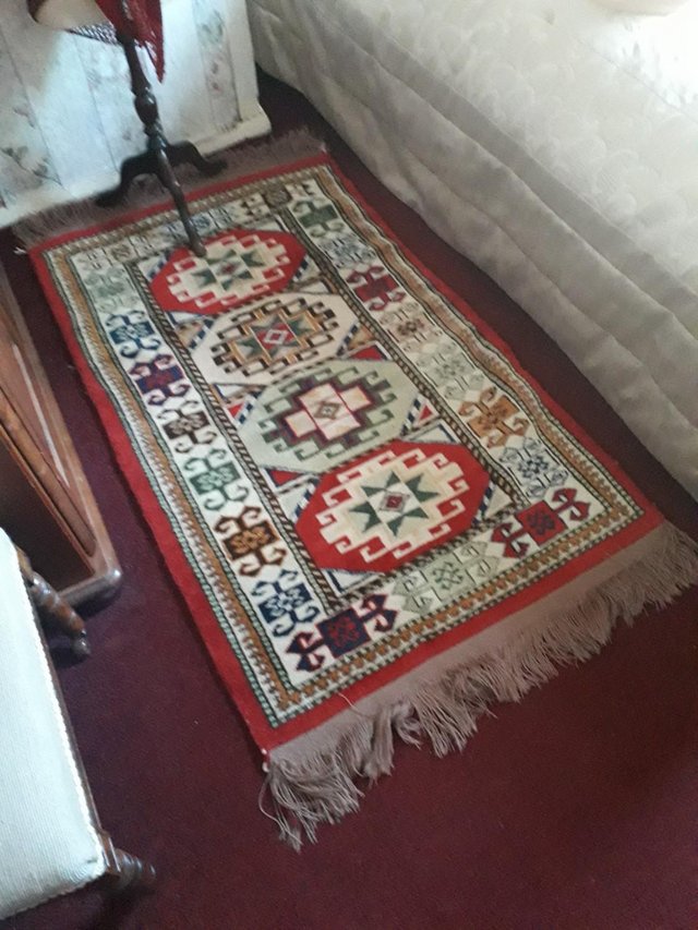 Image 2 of small..hand..woven..rug...............