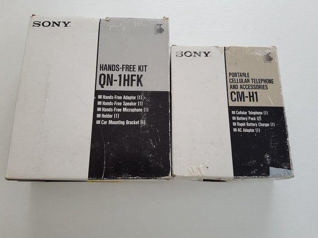 Preview of the first image of SONY CAR PHONE AND INSTALLATION KIT.