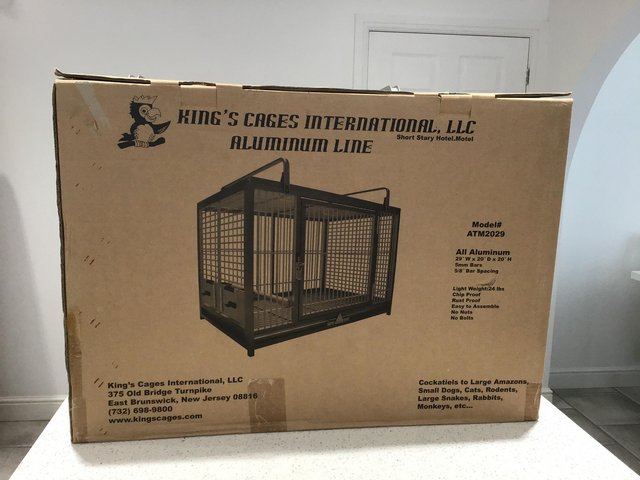 Image 2 of Kings cages large aluminium travel cage