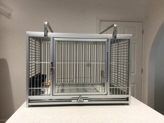 Preview of the first image of Kings Cages Large Aluminium Travel Cage.