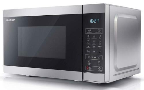 Preview of the first image of SHARP 20L 800W SILVER TOUCH CONTROL MICROWAVE WITH GRILL-FAB.
