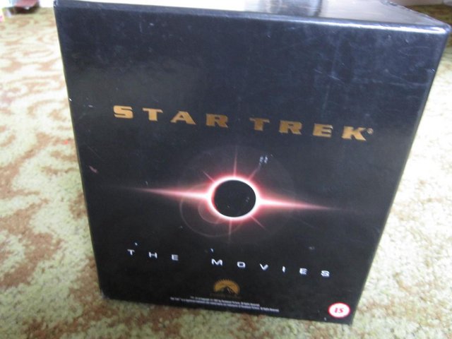 Preview of the first image of STARTREK THE MOVEIS ... vhs video box set.....