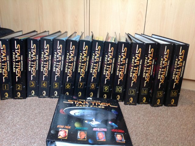 Preview of the first image of Original Star Trek Fact Files including magazines.