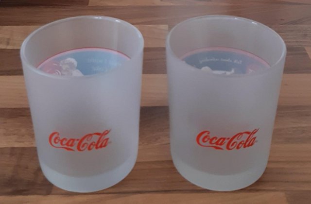 Image 2 of Set Of 2 1980's Collectable Coca Cola Tumbler Glasses