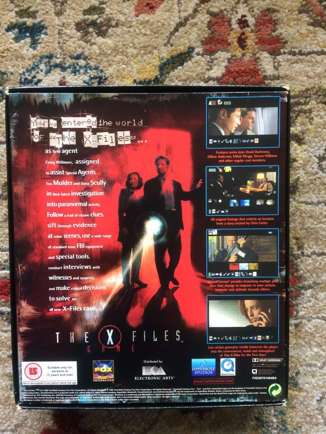 Image 3 of The X-Files CD-ROM Game 7 Discs