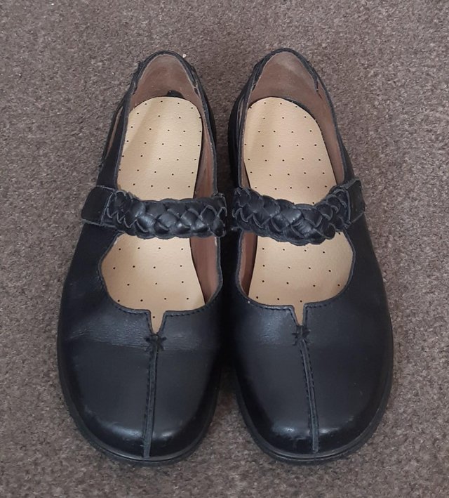 Image 2 of Ladies Black Hotter (Shake) Mary Jane Shoes - Size 5