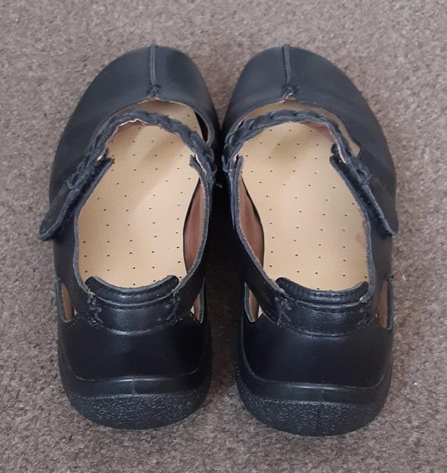 Image 3 of Ladies Black Hotter (Shake) Mary Jane Shoes - Size 5