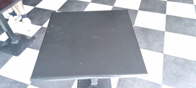 Preview of the first image of Black Square Tables x 8 Collection Newbury.