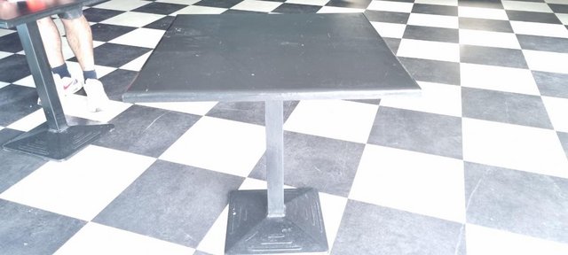 Image 2 of Black Square Tables x 8 Collection Newbury