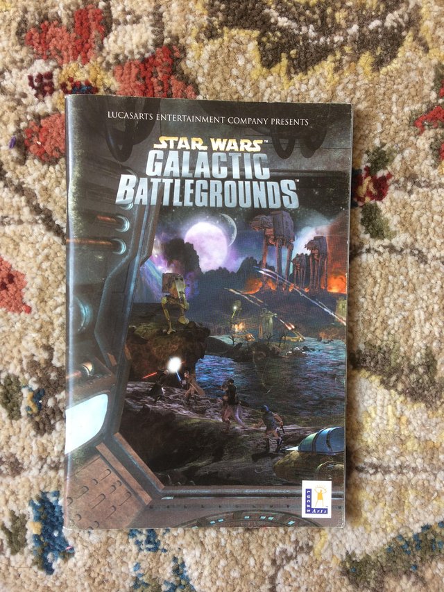 Preview of the first image of Star Wars Galactic Battlegrounds. 2001 Manual.
