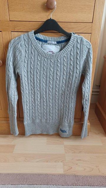 Preview of the first image of Superdry cable crew neck jumper.