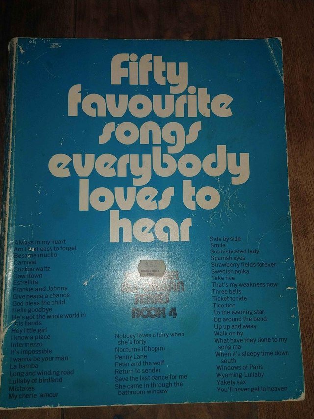 Preview of the first image of Book 4 Fifty favourite songs everybody loves to hear (The Po.