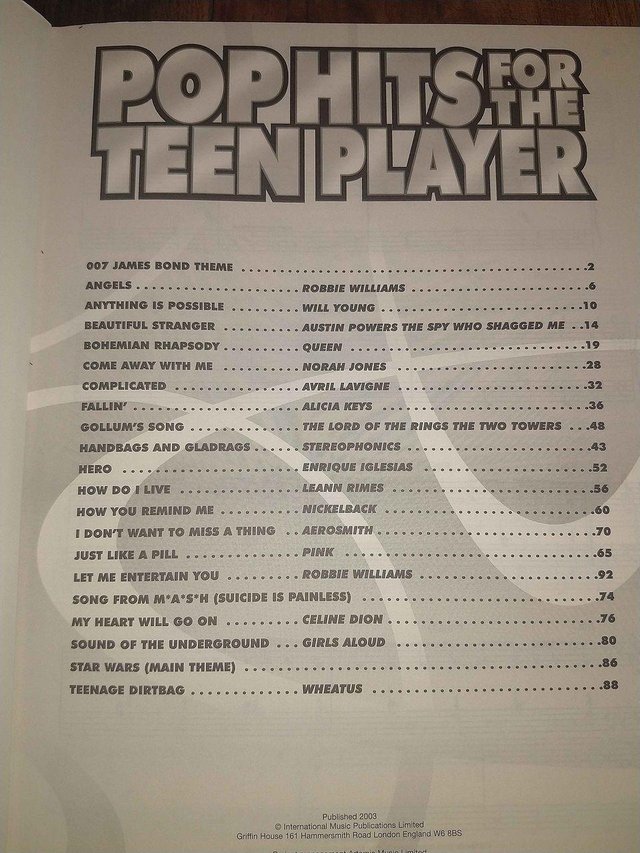 Image 2 of Pop Hits for the Teen Player: Piano/vocal/guitar Dan Coates