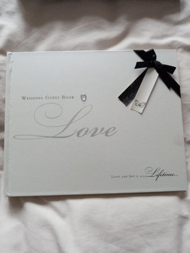 Image 3 of Wedding Guest book. Good condition
