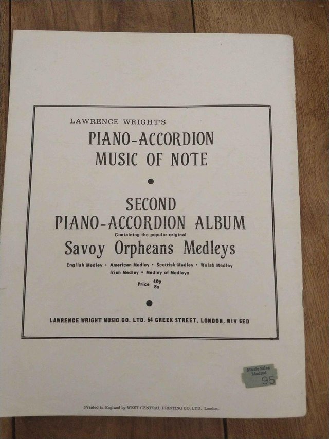 Image 5 of First Piano-Accordion Album1971 by T W Thurban