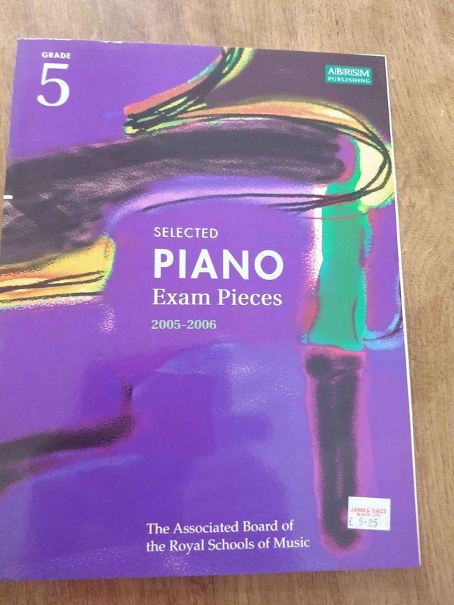 Preview of the first image of Grade 5 (Selected Piano Examination Pieces 2005-2006) Sheet.