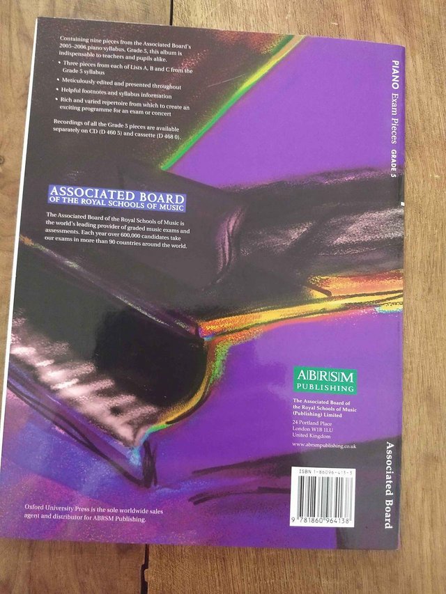 Image 4 of Grade 5 (Selected Piano Examination Pieces 2005-2006) Sheet
