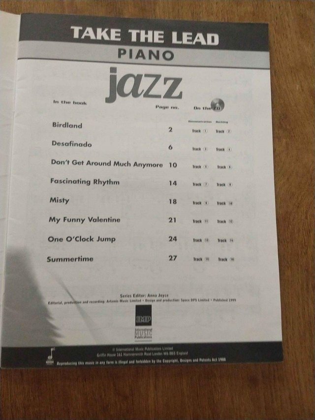 Image 2 of Take the Lead: Jazz (Piano with Free Audio CD) Paperback