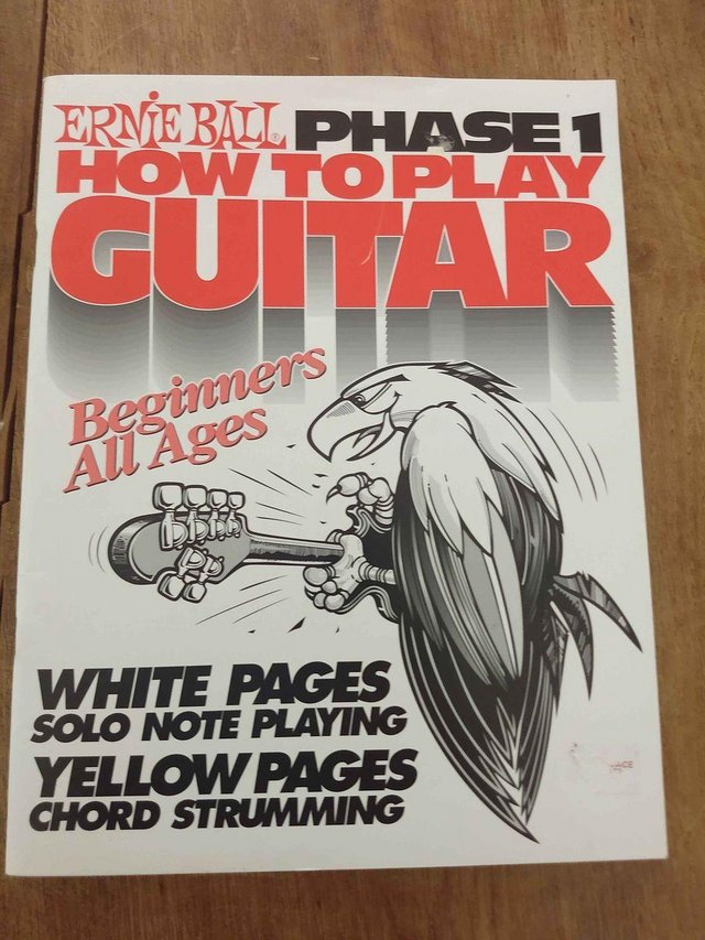 Preview of the first image of Ernie Ball Phase 1 How To Play Guitar Beginners all ages.