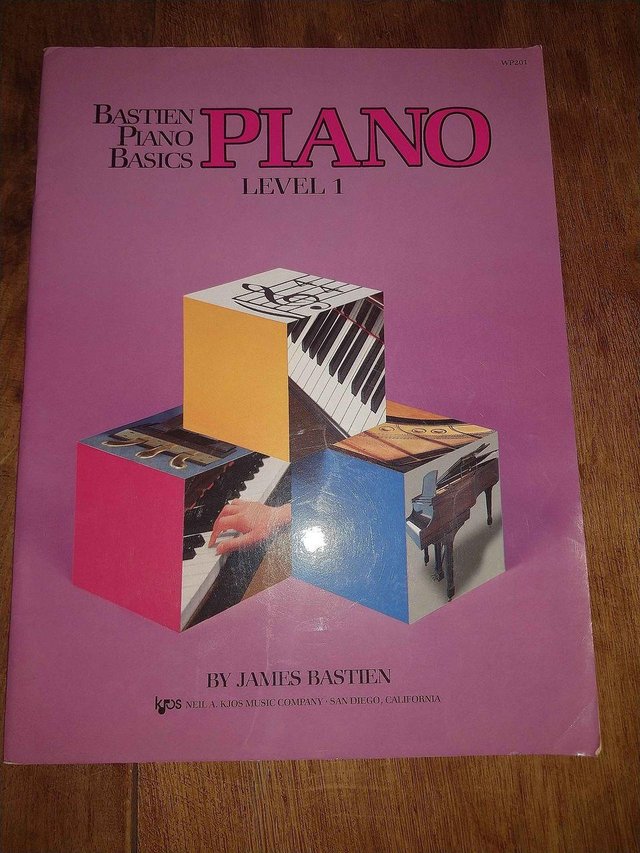 Preview of the first image of Bastien Piano Basics Piano Level 1 text/study book.