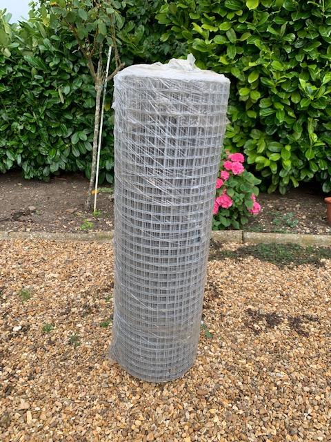 Preview of the first image of roll weldmesh wire hot dip galvanised 3ft wide £60.