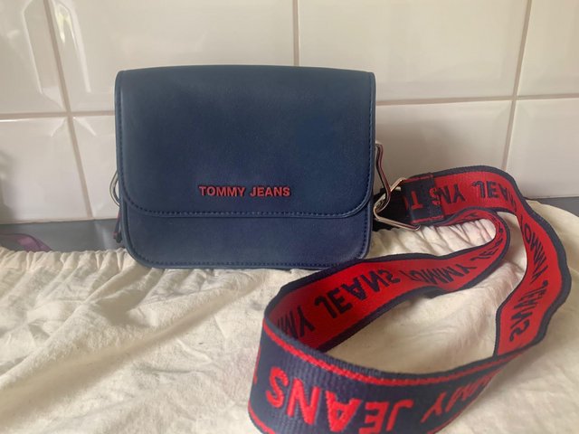 Image 3 of Tommy Hilfiger Tommy Jeans Blue/Red Mini Crossbody Bag