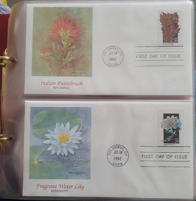 Preview of the first image of Fleetwood Wildflowers 1992 29c 1st Day Stamp Covers.