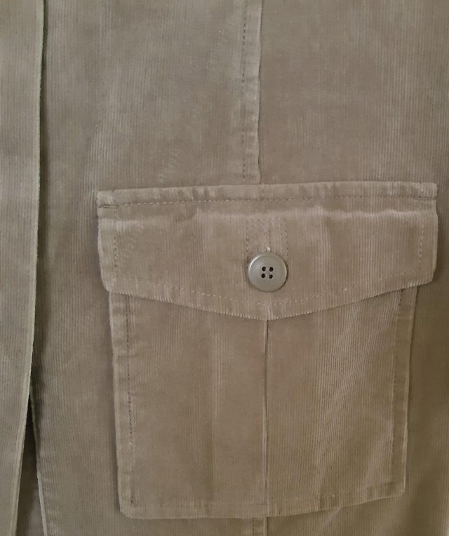 Image 3 of Next Light Brown Corduroy Trousers (Sz 8) & Jacket ( Sz12)