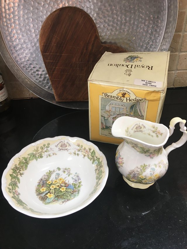 Image 3 of Royal Doulton Bowl and Pitcher Spring