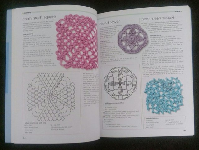 Image 2 of Crochet Pattern book containing 201 Crochet patterns